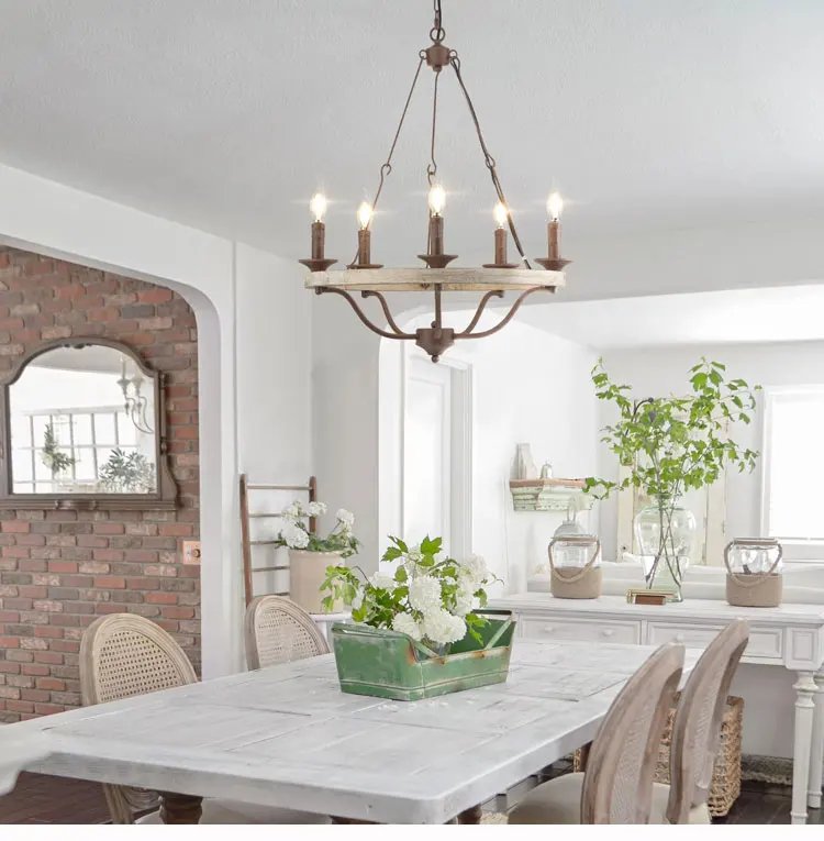 American Wooden Pendent Chandelier Lamp American Wooden Pendent Chandelier Lamp