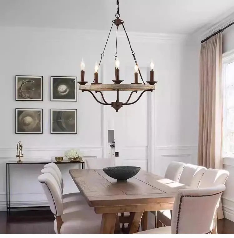 American Wooden Pendent Chandelier Lamp American Wooden Pendent Chandelier Lamp
